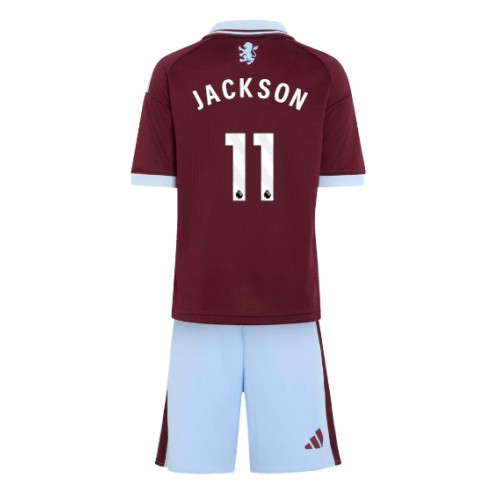 Aston Villa Nicolas Jackson #11 Koti Peliasu Lasten 2026-27 Lyhythihainen (+ Lyhyet housut)
